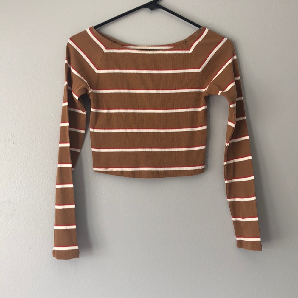 trendy, wide neck, ribbed crop top | wild fable